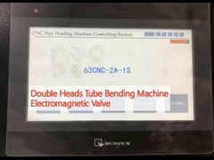 Máquina para doblar tubos de doble cabeza válvula electromagnética