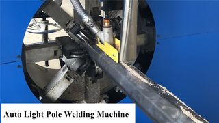 Máquina de soldadura de postes de alumbrado público, máquina de soldadura de postes piramidales y octagonales, máquina de soldadura de postes